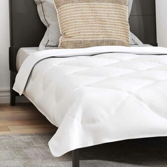 All-season dekbed met kussen 2 pcs Wit 135 x 220 cm Microfibre 6