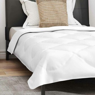 All-season dekbed met kussen 2 pcs Wit 135 x 220 cm Microfibre 7