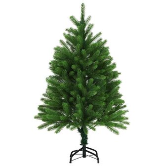 Kunstkerstboom met levensechte naalden 120 cm groen 1