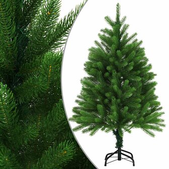 Kunstkerstboom met levensechte naalden 120 cm groen 2