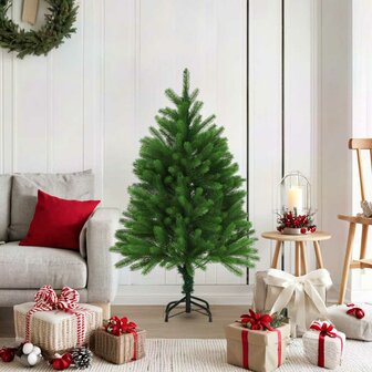 Kunstkerstboom met levensechte naalden 120 cm groen 3