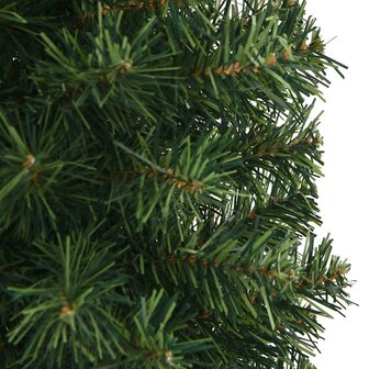 Kunstkerstboom met standaard smal 150 cm PVC groen 5
