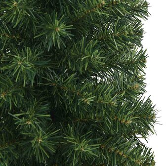 Kunstkerstboom met standaard smal 210 cm PVC groen 5