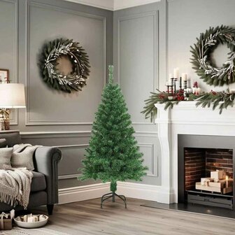 Kunstkerstboom met dikke takken 150 cm PVC groen 2