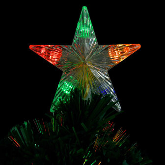 Kerstboom met LED en standaard 64 cm glasvezel 4