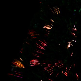 Kerstboom met LED en standaard 64 cm glasvezel 5