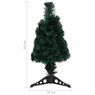 Kunstkerstboom met standaard smal 64 cm glasvezel 8