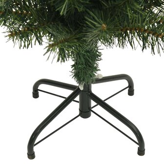 Kunstkerstboom met standaard smal 120 cm PVC groen 6