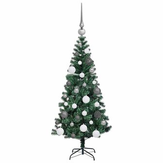 Kunstkerstboom met decoratieve touwlichten Groen 120 cm PVC 5