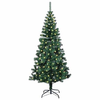 Kunstkerstboom met decoratieve touwlichten Groen 150 cm PVC 3