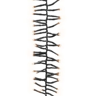 Lichtslinger cluster met 400 LED&amp;apos;s warmwit 7,4 m PVC 3