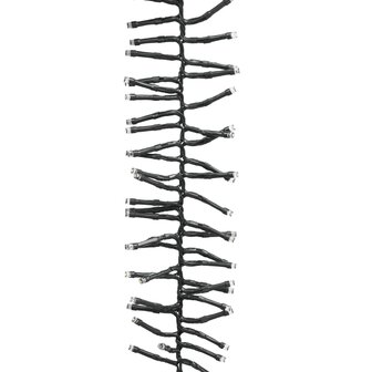 Lichtslinger cluster met 400 LED&amp;apos;s warmwit 7,4 m PVC 6