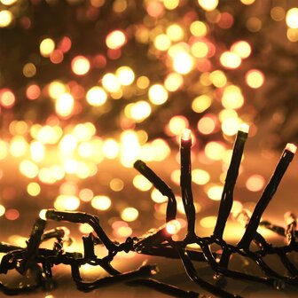 Lichtslinger cluster met 1000 LED&amp;apos;s warmwit 11 m PVC 4
