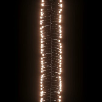 Lichtslinger cluster met 1000 LED&amp;apos;s warmwit 11 m PVC 5