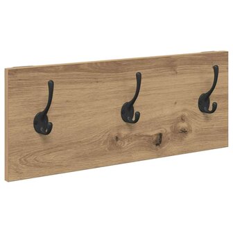Halmeubelset 4 pcs Zwart eiken 90 x 31 x 46.5 cm Bewerkt hout 6