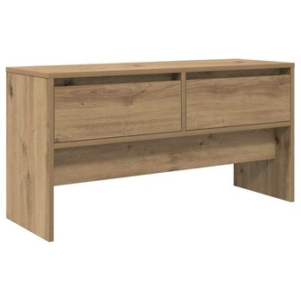 Halmeubelset 4 pcs Zwart eiken 90 x 31 x 46.5 cm Bewerkt hout 8