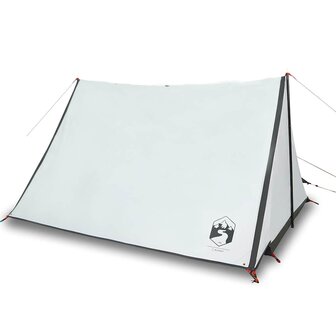 Tent 2-persoons waterdicht verduisterend stof wit 2