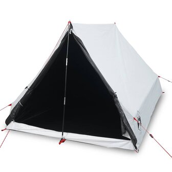 Tent A-frame 2-persoons waterdicht verduisterend stof wit 2