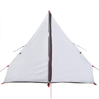 Tent A-frame 2-persoons waterdicht verduisterend stof wit 7