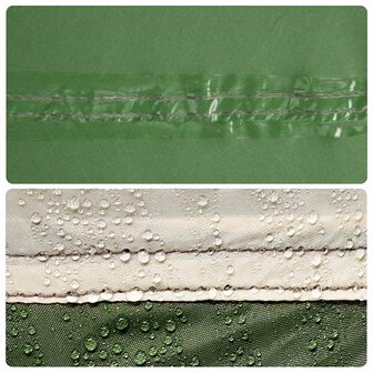 Kampeerluifel waterdicht 300x294 cm groen 8