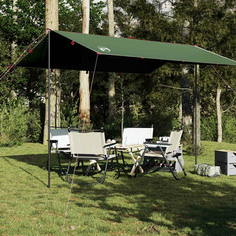 Kampeerluifel waterdicht 360x294 cm groen 1