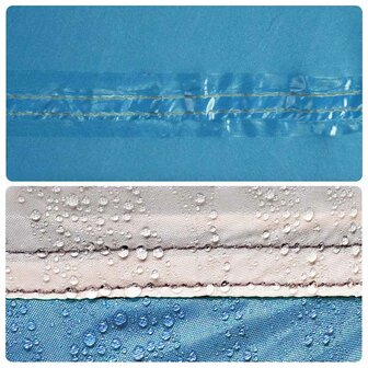 Kampeerluifel waterdicht 360x294 cm blauw 8