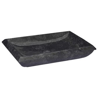 Gootsteen 50x35x10 cm marmer zwart 1