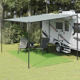 Tenttapijt 250x400 cm HDPE lichtgroen 1