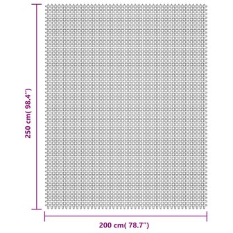 Tenttapijt 2,5x2 m cr&egrave;mekleurig 7