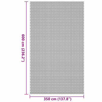 Tenttapijt Groen 600 &times; 350 cm Polyester 7