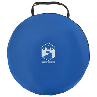 Strandtent 2-persoons pop-up waterdicht azuurblauw 8