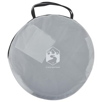 Strandtent 2-persoons pop-up waterdicht grijs 8