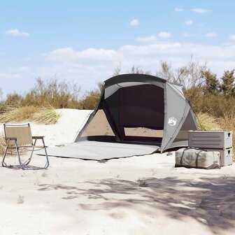 Strandtent 2-persoons waterdicht grijs 1