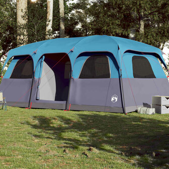 Gezinstent 10-persoons waterdicht blauw 1