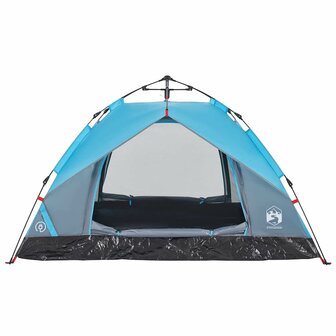 Koepeltent 2-persoons snelontgrendeling blauw 7