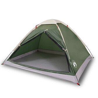 Koepeltent 4-persoons waterdicht groen 2