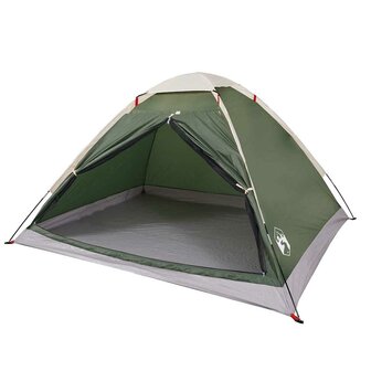 Koepeltent 4-persoons waterdicht groen 3