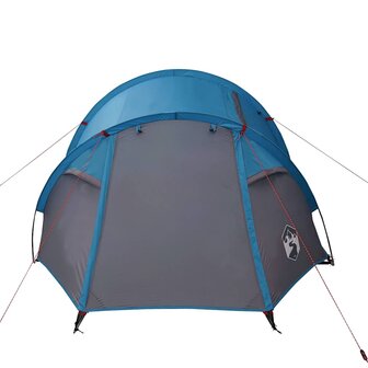 Tunneltent 2-persoons waterdicht blauw 6