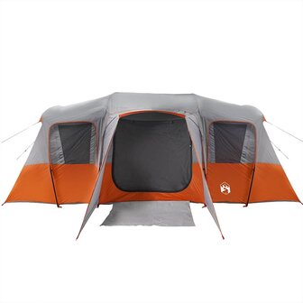 Tunneltent 16-persoons waterdicht grijs 6