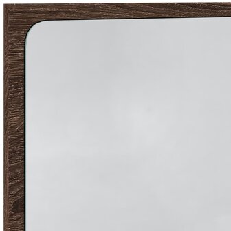 Badkamerspiegel met LED 60x8,5x38 cm bewerkt hout bruin eiken 9