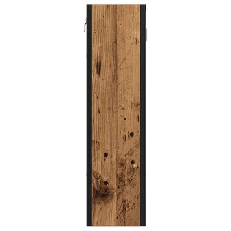 Badkamerspiegelkast 60x16x60 cm spaanplaat oud hout 5