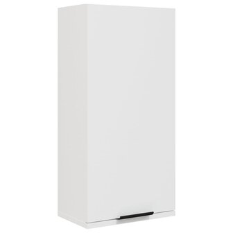 Badkamerkast wandgemonteerd 32x20x67 cm wit 2