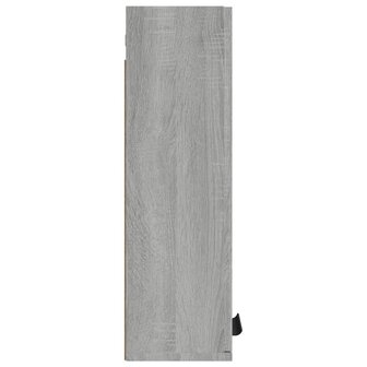 Badkamerkast wandgemonteerd 32x20x67 cm grijs sonoma eikenkleur 7