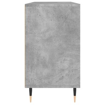 Badkamerkast 80x33x60 cm bewerkt hout betongrijs 7