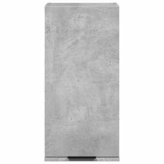 Badkamerkast wandgemonteerd 32x20x67 cm betongrijs 4