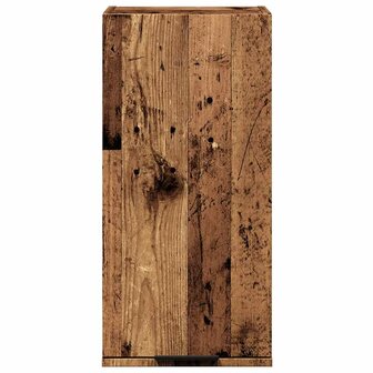 Badkamerkast wandgemonteerd 32x20x67 cm oud houtkleurig 4