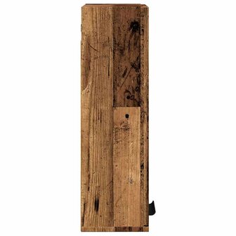 Badkamerkast wandgemonteerd 32x20x67 cm oud houtkleurig 5