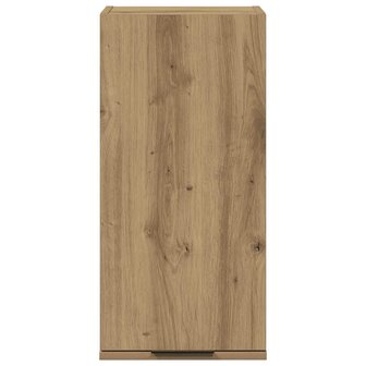 Badkamerkast wandgemonteerd 32x20x67 cm artisanaal eikenkleur 4