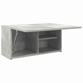 Badkamerwandkast 60x25x30 cm bewerkt hout betongrijs 5