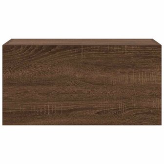 Badkamerwandkast 60x25x30 cm bewerkt hout bruin eikenkleur 6